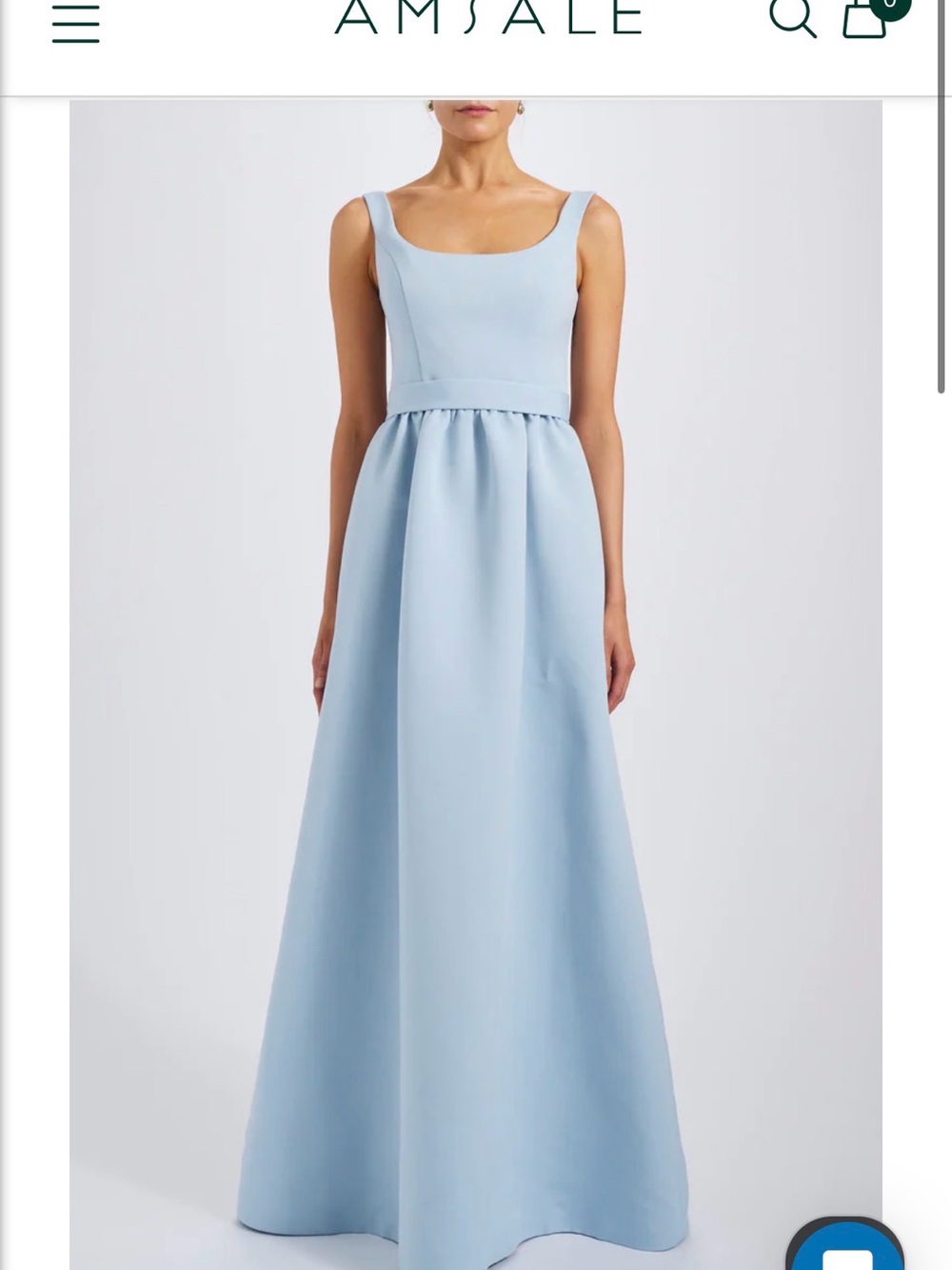 Amsale ICE Quincy dress
